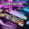 Custom Name Personalized One Piece Pattern Mousepad, Laptop PC Desk Mat, Decorative Desk Mat for Home Keyboard Pad Gift