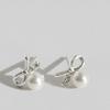 Women's Daily Accessory Ribbon Swallow Pearl Earrings