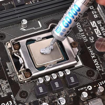 Silikonová tepelná pasta s vyzařovacím mazáním pro chladič CPU, GPU a tiskárny, chladič, tepelná pasta, silikonová směs