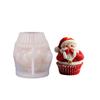 Santa Claus Candle Molds Castings Molds Christmas Silicone Moulds Epoxy Resin Molds Elks Molds Plasters Molds