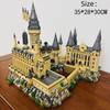 Micro tijolos cidade criativa medieval castelo mágico série escola arquitetura modelo blocos de construção presentes brinquedos criança adulto criança