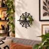 Black Halloween Floating Shelf Spider Web Wall Storage Rack Wall-Mounted Shelves  Living Room