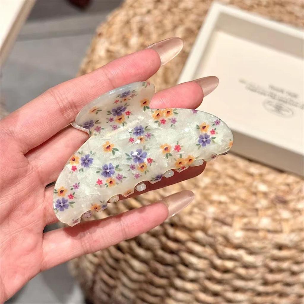 Korean Leopard Print Bow Hair Claw: Extra Large High-End Half Updo Clip for Women