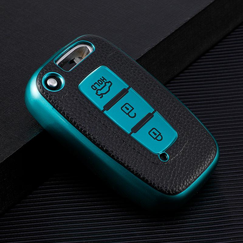 Hyundai Key Case for Santa Fe, Ix35, Festa, Ix25, Elantra, Mistra - Car Buckle Bag Shell.