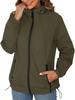 Popular windbreaker zipper hooded lightweight outdoor windproof jacket thin outdoor jacket women