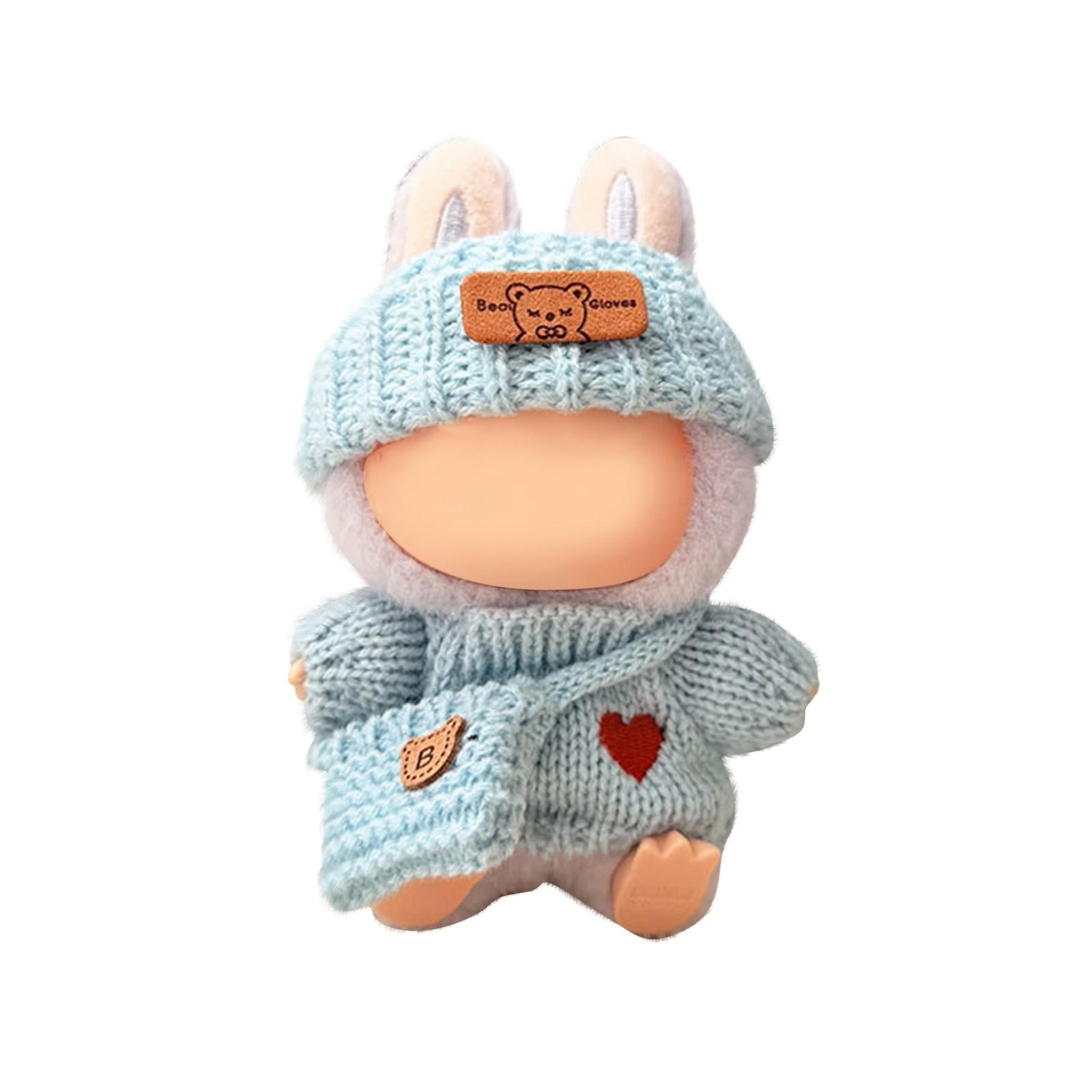 

Комплект костюма для куклы 17 см Аксессуары для куклы Любовь Цилиндр Сумка Без куклы One Size синий