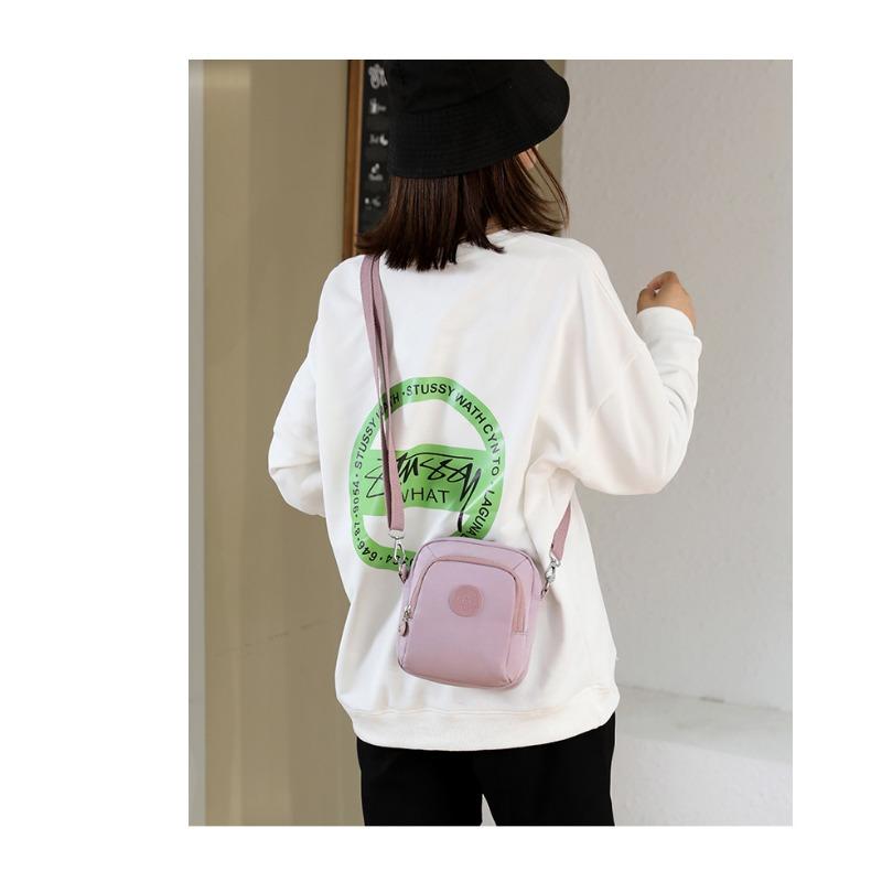 New Minimalist Multifunctional Fashion Small Crossbody Bag Nylon Fabric Women Bag Casual Bag Shoulder Crossbody Bag Coin Purse