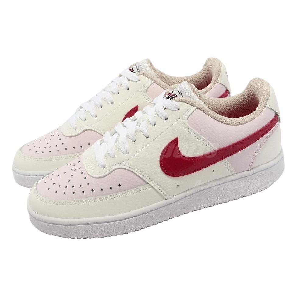 New Nike Court Vision Low 'White Pink Red' Women's FD9917-661
