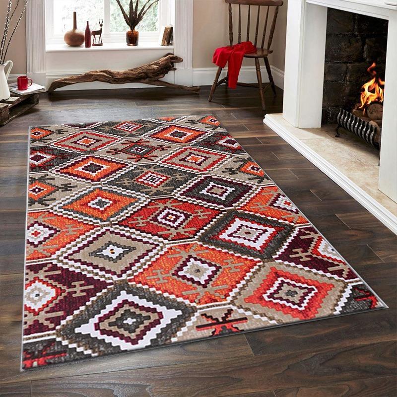 Vintage Persian Carpet Bohemian Ethnic Style Living Room Carpet Washroom Floor Mat Carpets for Bed Room Small Rugs for Bedroom