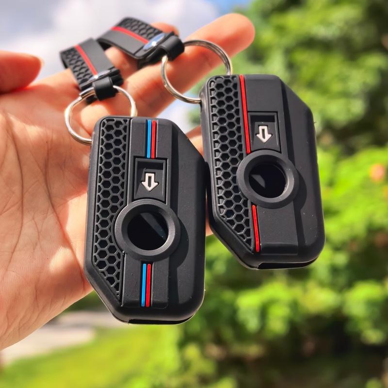 For BMW C400X F900XR F850GS C400gt R1250GS 750GS F900R 1200GS GS1250 F750 R1200GS 900 R 850 1200 Silicone Key Cover Keychain