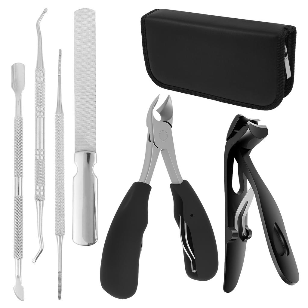 Zehennagelknipser Nagelknipser Professionelle Pediküre Paronychie Werkzeuge Maniküre Sets Edelstahl Scharfe Gebogene Klinge Große Zange