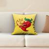 Hot Chili Spicy Pepper Sofa Couch Pillow Cover Cushion Case Home Bedroom Decoration
