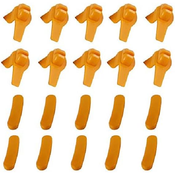 KIMISS Tire Changer Protector, 20pcs Tyre Changer Mount Demount Head Duck Insert Rim Protector