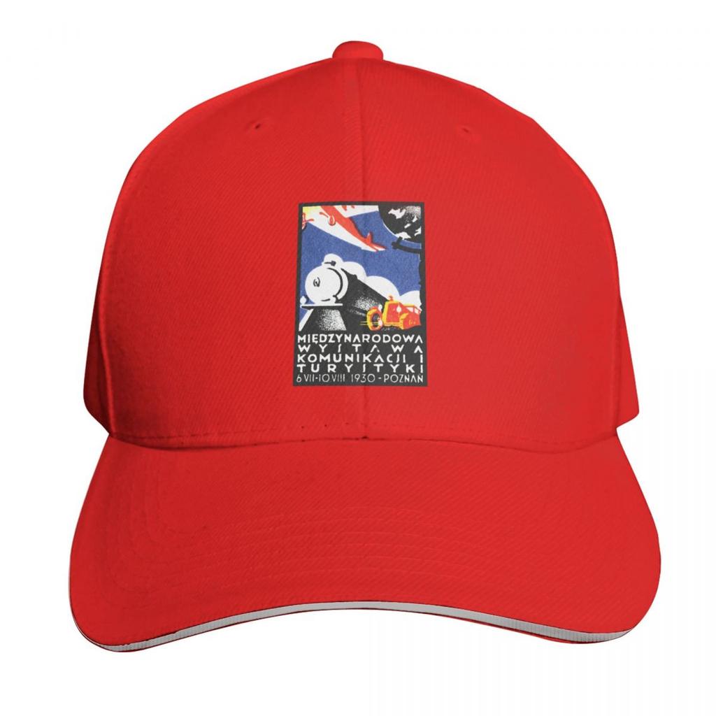 Poznan Poland Expo Baseball Cap Quick Dry PerforUnisexce Cotton Twill Breathable Contrast Two Tone Brim