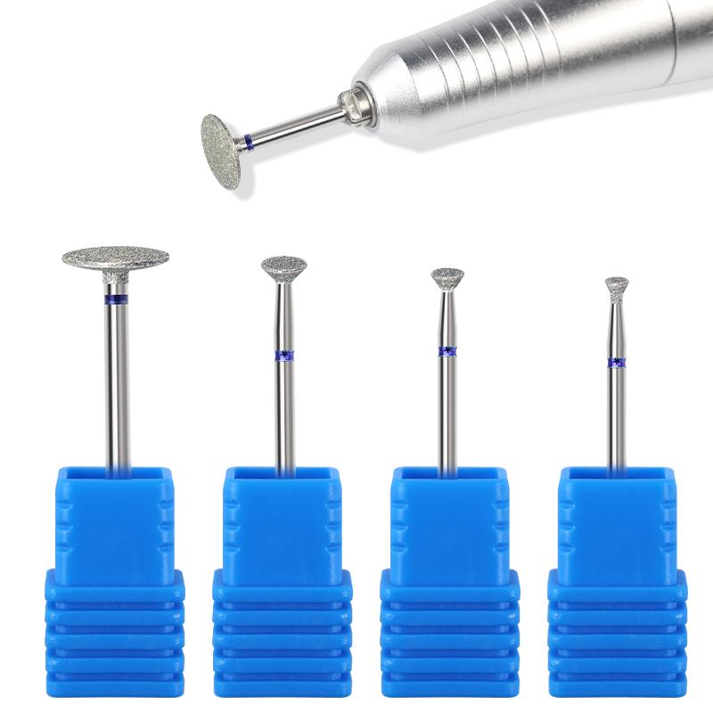 Carbide Milling Cutter Manicure Nail Drill Bits Electric Nail Files Blue Grinding Bits Mills Cutter Nail Art Tools Accessories