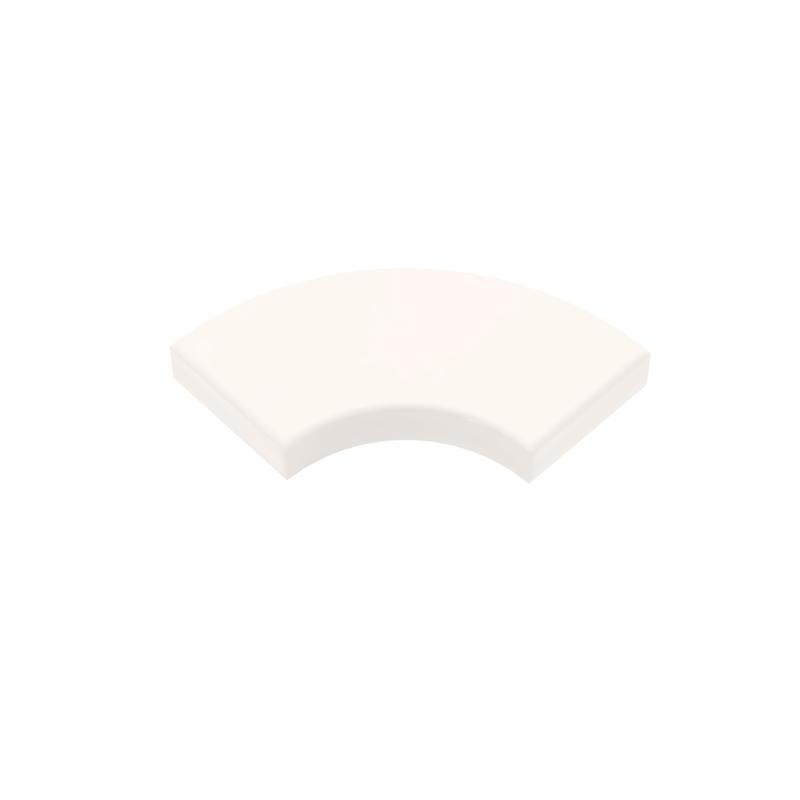 

27925 Tile Round Corner 2x2 Macaroni Building Blocks Compatible Major Brand Kids Toys 14417 Early LearningMOC Education Gifts 50PCS белый