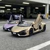 1:24 Revuelto Metal Alloy Model Supercar With Light Sound Steering Function Exquisite Desktop Decoration Birthday Gift Toy