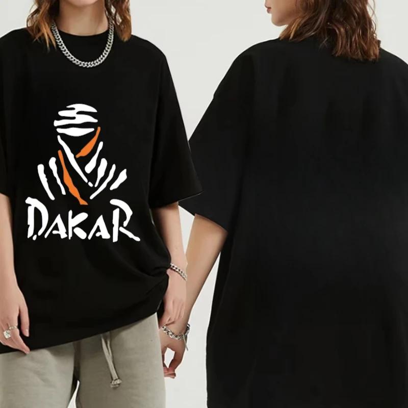 Dakar Rally Short Sleeve Cotton T-shirt 2025 Summer High-end Men Women Casual T-shirt Fashion Streetwear Outdoor Soft Top Tees
