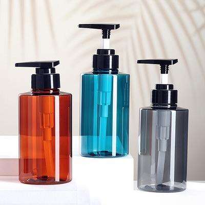 Dispensador Recargable de Champú Acondicionador Gel de Baño 500ml Dispensador de Botella de Jabón para Baño Bomba de Ducha Champú