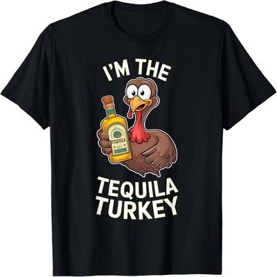 I'm The Tequila Turkey Thanksgiving Matching Funny Drinking T-Shirt
