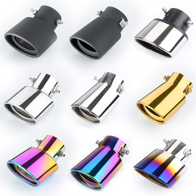 Universal Stainless Steel Tailpipe Muffler Tip Decoration