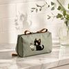 Portable Size Makeup Bag Cat Printed Storage Organizer Simple Cosmetic Pouch  Travel Use