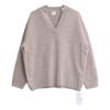 Si:m Beige Yamagataknit Fox Wool Knit Tops 38 beigeUsed