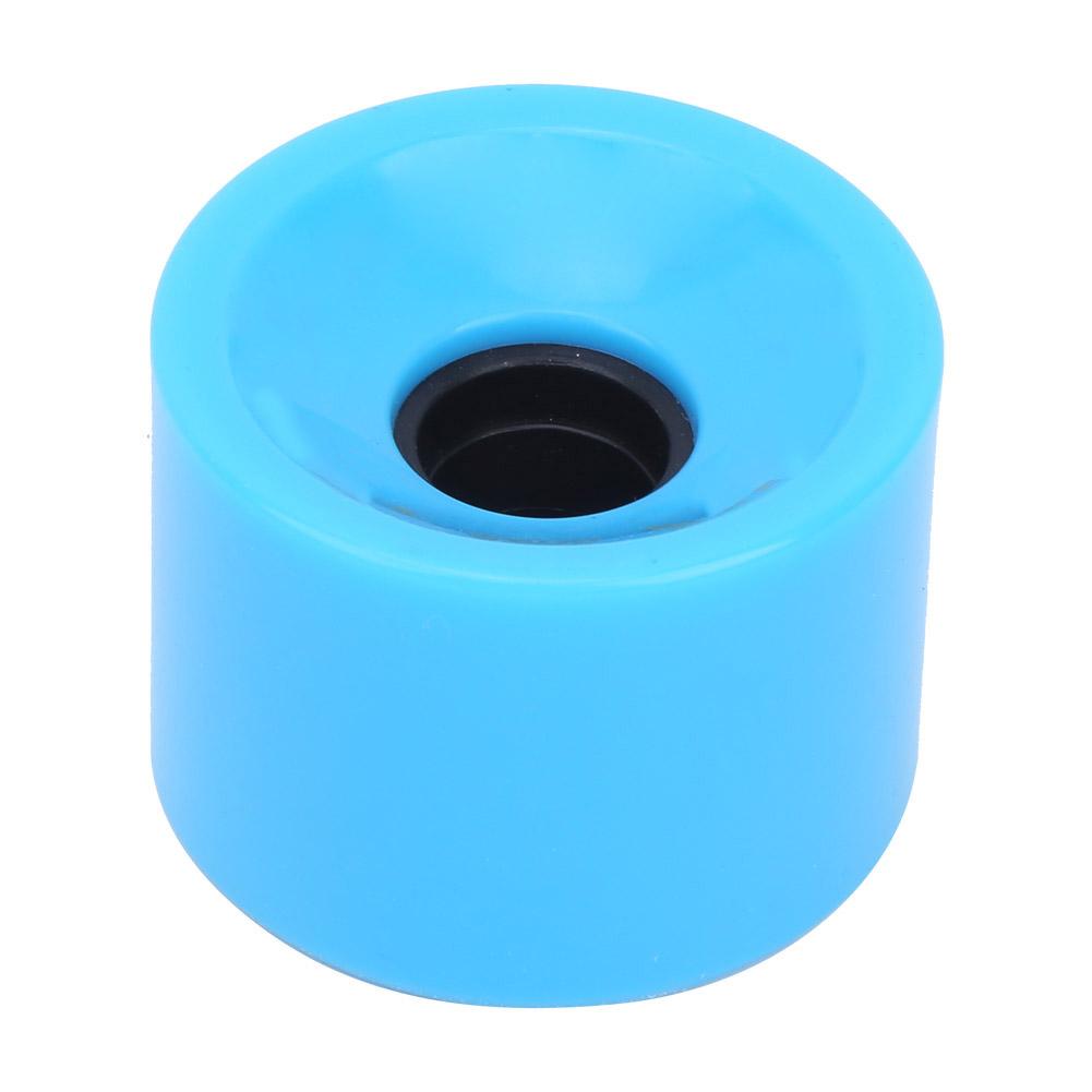 4PCS/Set Skateboard High Elastic Colorful PU Wheel Accessory for Most SkateboardsBlue