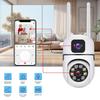 360° Dual-Lens WiFi Home Surveillance Camera HD 2MP