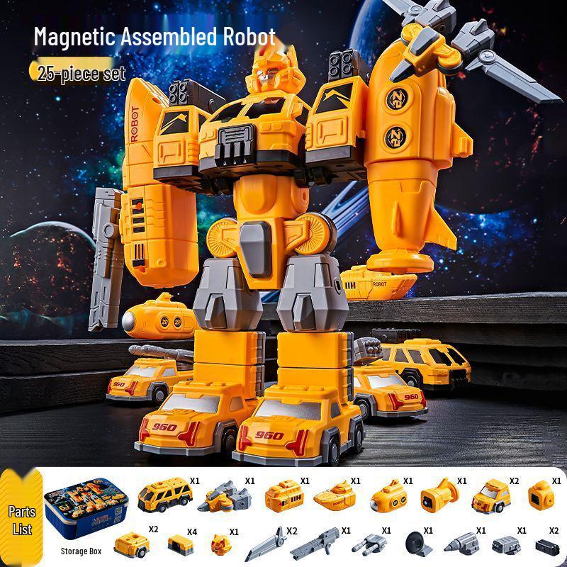 Optimus Prime Magnetic Robot Building Blocks: Educational and Transformable Toy for Kids