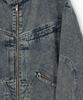 Millo Archive Denim Biker Jacket [Oil Blue]