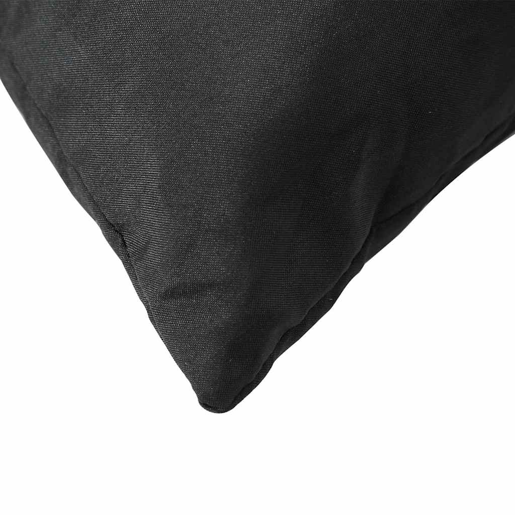 Sofa Cushions 4 pcs Black 40x40 cm Fabric