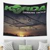 Гобелен с логотипом Korda Fishing Настенный гобелен Эстетичный домашний декор Гобелены для гостиной спальни