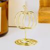 WTEMPO Creative Pumpkin Shaped Design Card Holders Office Table Card Holders DIY Desk Sign Holders Table Number Holder Stands Picture Holders