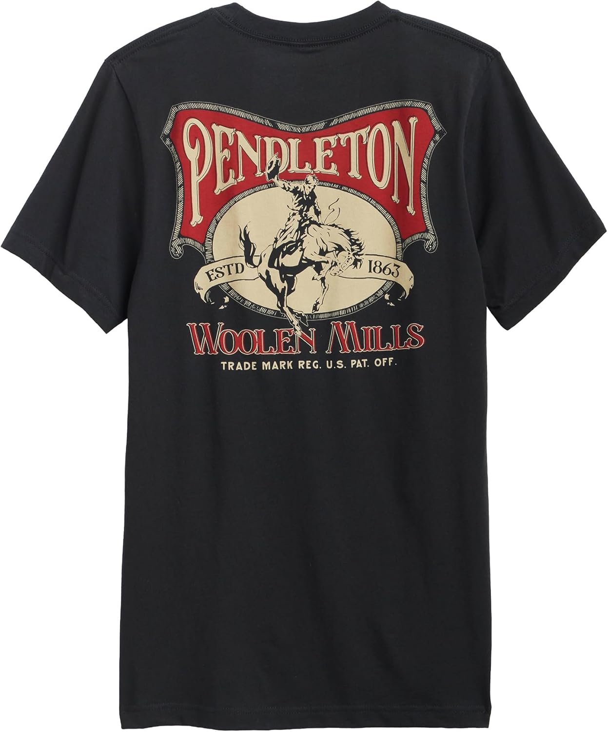 

Pendleton Men s Graphic T-Shirt, 100% Cotton Short Sleeve Tee, Soft Water-Based Print Casual Shirt, Crew Neck 5XL різнокольоровий