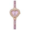 Women's Rhinestone Bracelet Quartz Watch - Stylish, Casual, Pull-out Design