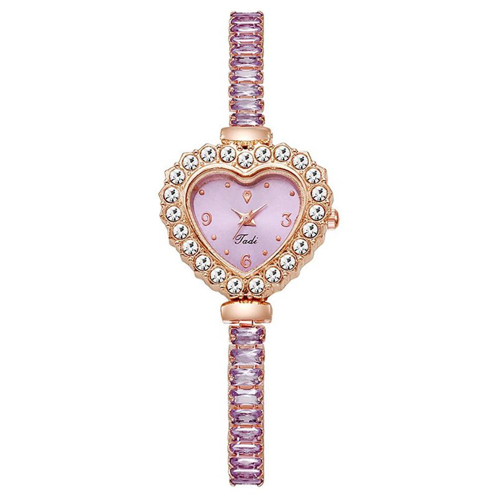 Women's Rhinestone Bracelet Quartz Watch - Stylish, Casual, Pull-out Design