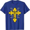 Serbia Orthodox Cross for Serbs Unisex TShirt Short Sleeve Casual  Cotton ONeck Summer Shirts