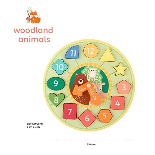 Orange Tree Toys Forest Animal Sorting Clock (Ages 2 and Up) TYORA13142
