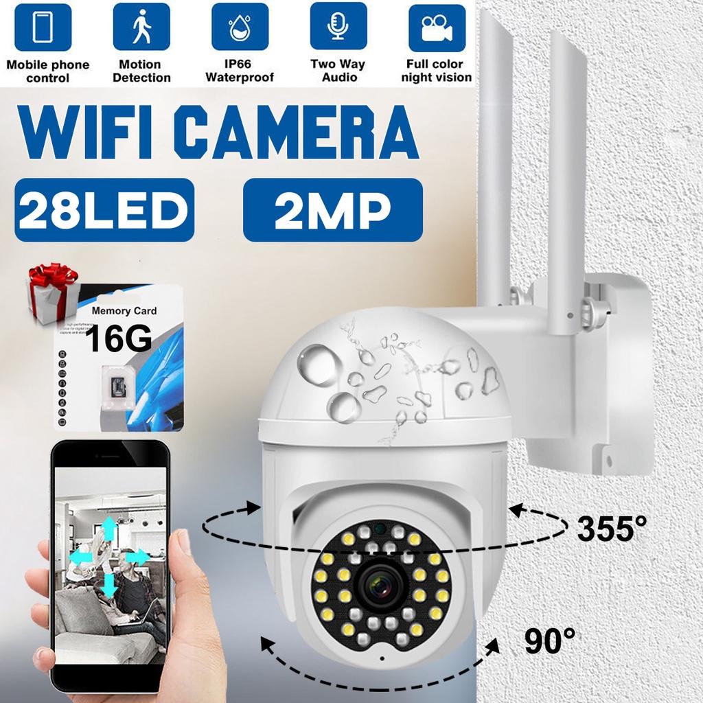 2MP IP Camera WiFi Video Surveillance Security Camera CCTV Wireless 1080P Digital Zoom Motion Detection Outdoor New