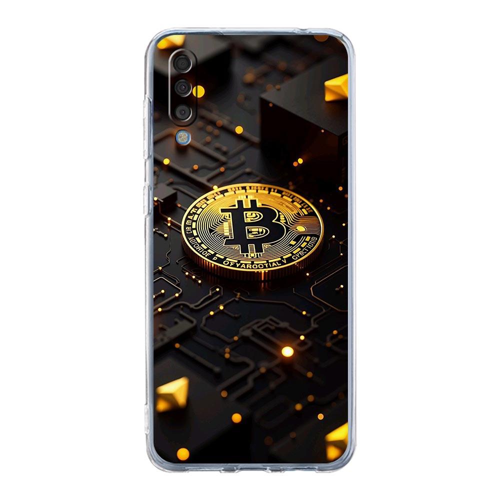 Phone Case For Samsung A56 A36 A26 A16 A14 A12 A22 A32 5G A34 A42 A52 A54 A50 A70 A40 A20E A20S A04S A06 Cover Luxury Bitcoin B