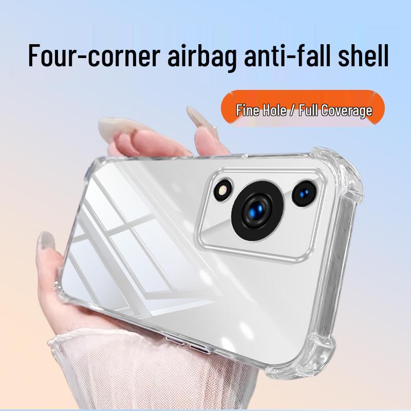 Clear Anti-fall TPU Case for Huawei Enjoy 70/70s/70pro with Airbag Corners Huawei Enjoy 70pro прозрачный