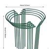 8 Pieces Garden Plant Stakes, Metal Construction in Half Round Shape for Various Flowers