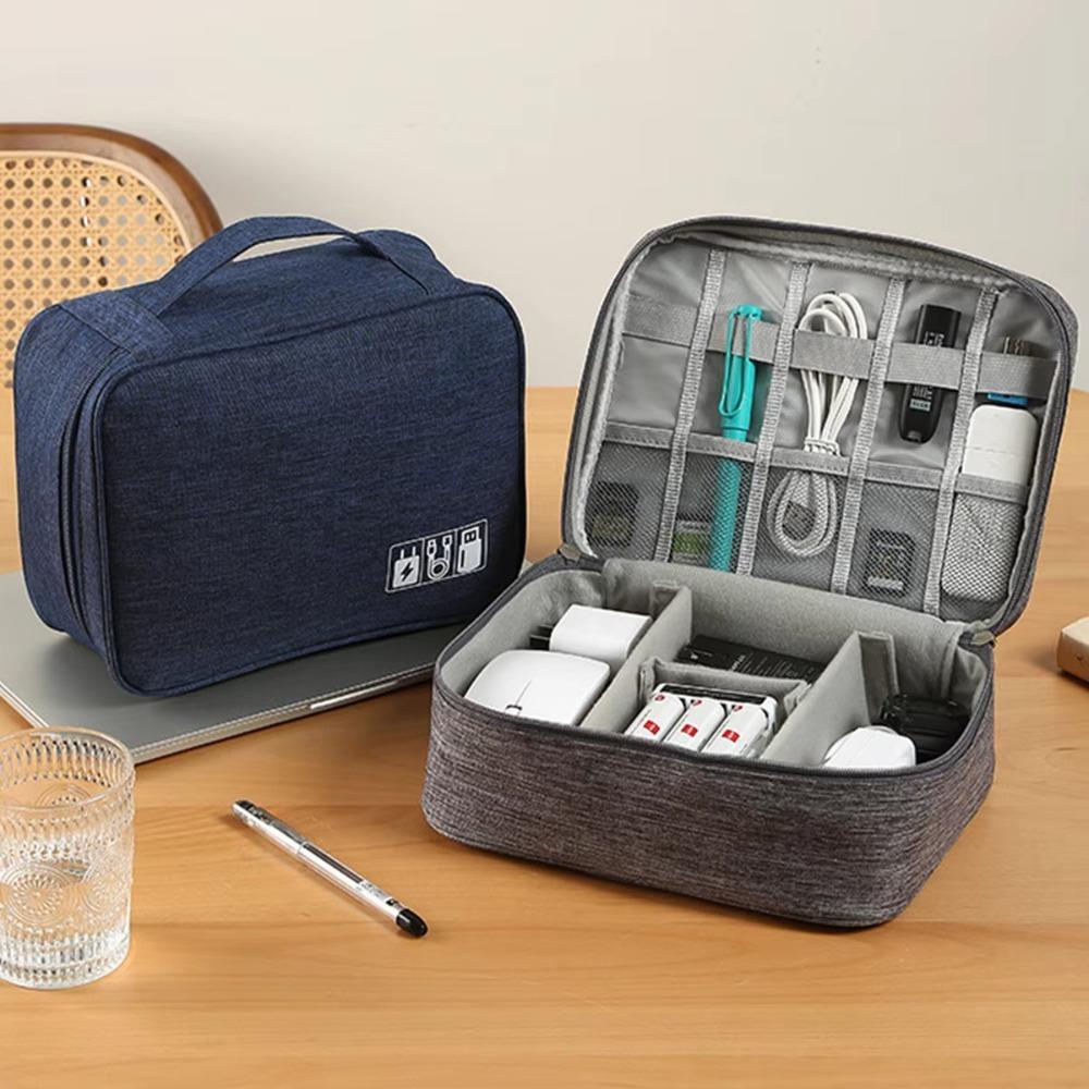 Dustproof Travel Electronic Storage Bag Portable Multifunctional Storage Case Cable Management