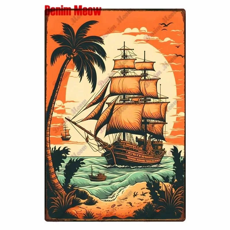 

Beach Metal Tin Sign, Vintage Summer Beach Plates, Relax Wall Sign, Pool Tiki Bar Pub Seaside Ocean, Happy Place, Decor WY161 20x30cm（7.8x11.8inch）