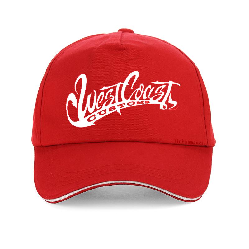 West Coast Tide Card Cartoon Cap Skull Motorcycle100% Cotton Baseball Cap Summer West Coast Customs Unisex Women Snapback Hat
