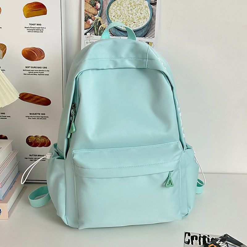 School Bag Girl Junior High School Girl New Simple and Versatile Japanese Travel Backpack Design Sense Backpack