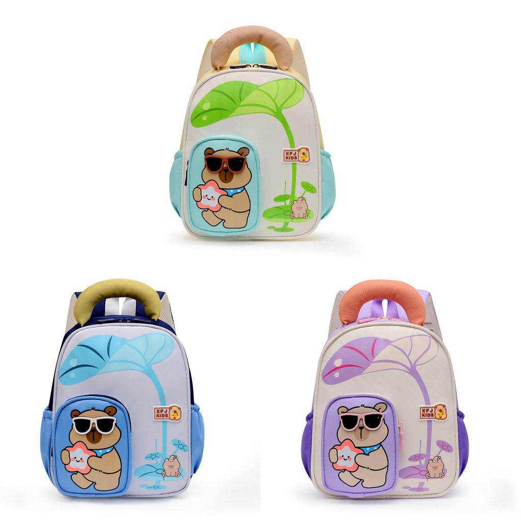Kinder Cartoon Tier Rucksack Für Vorschulkinder Mit Atmungsaktivem Nylon Und Luftpolster Riemen Für Den Schulgebrauch