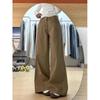 Women's Low-Waist Wide-Leg Flare Jeans In Khaki Latte Brown