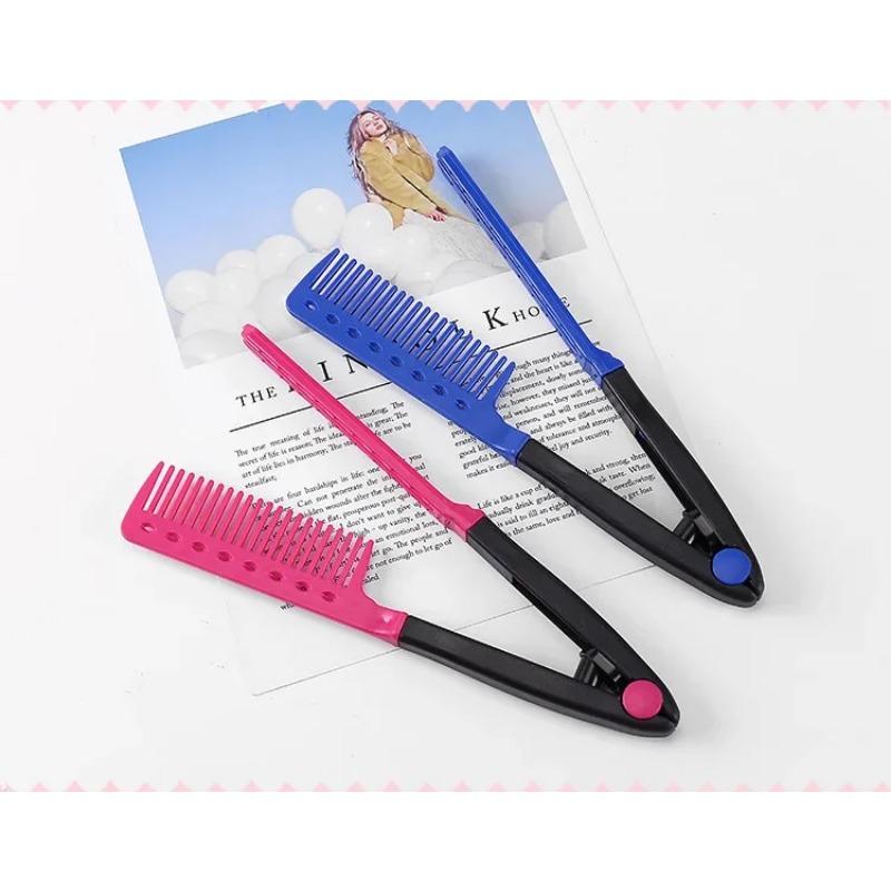 2Pcs Afro Hairdressing Comb Professional Brushes For Hair Extension Wig Grooming Tool